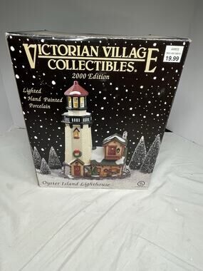 Victorian Village Collectibles 2000 Edition Illuminated Lighthouse w/ Box